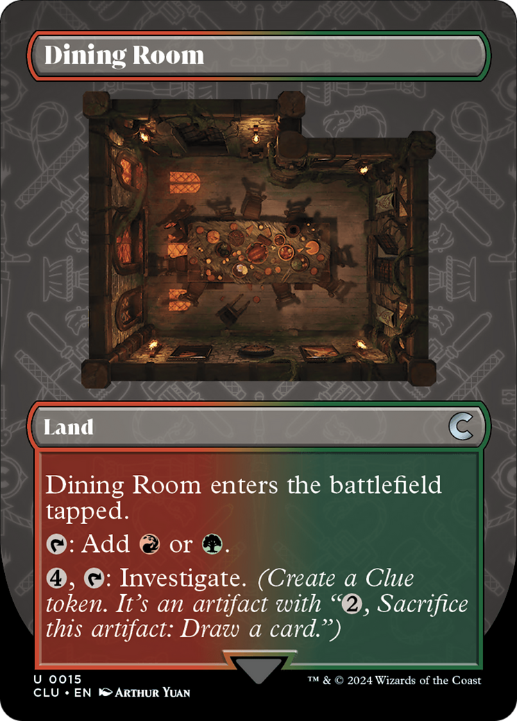 Dining Room (Borderless) [Ravnica: Clue Edition] | D20 Games