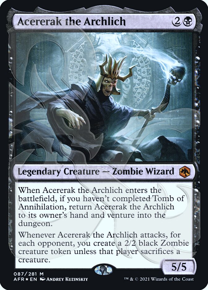 Acererak the Archlich (Ampersand Promo) [Dungeons & Dragons: Adventures in the Forgotten Realms Promos] | D20 Games