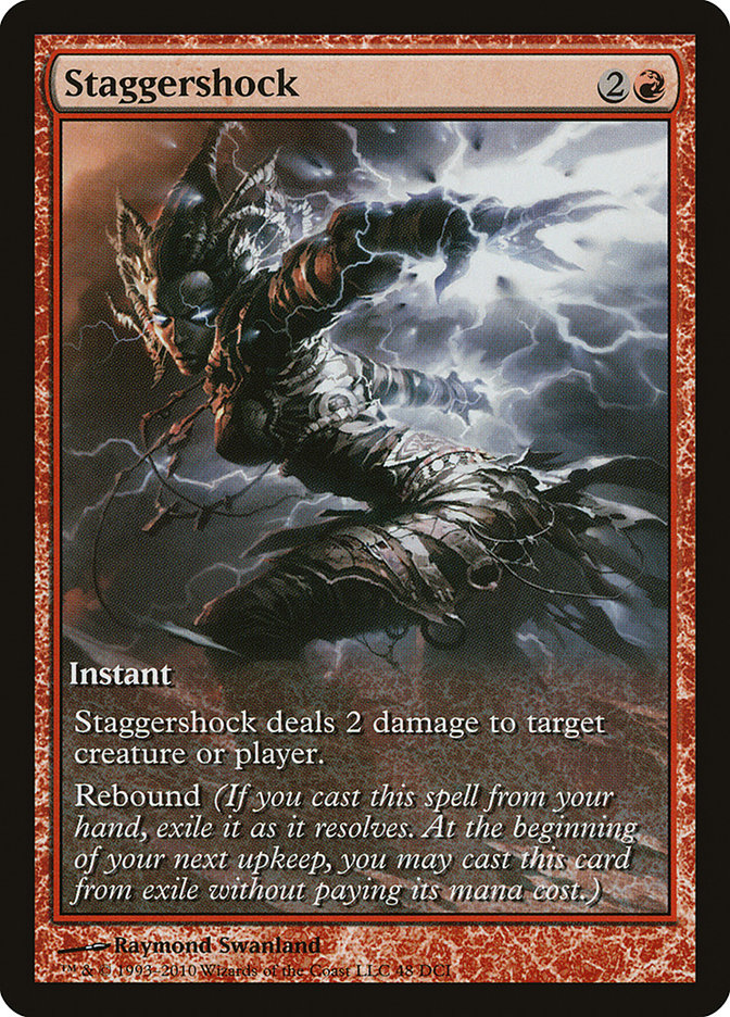 Staggershock (Game Day) (Extended) [Rise of the Eldrazi Promos] | D20 Games