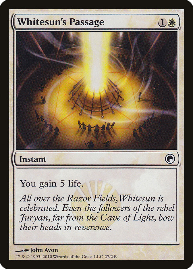 Whitesun's Passage [Scars of Mirrodin] | D20 Games