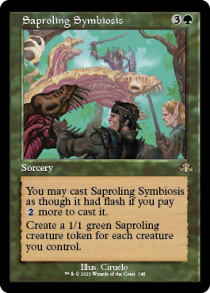 Saproling Symbiosis (Retro) [Dominaria Remastered] | D20 Games