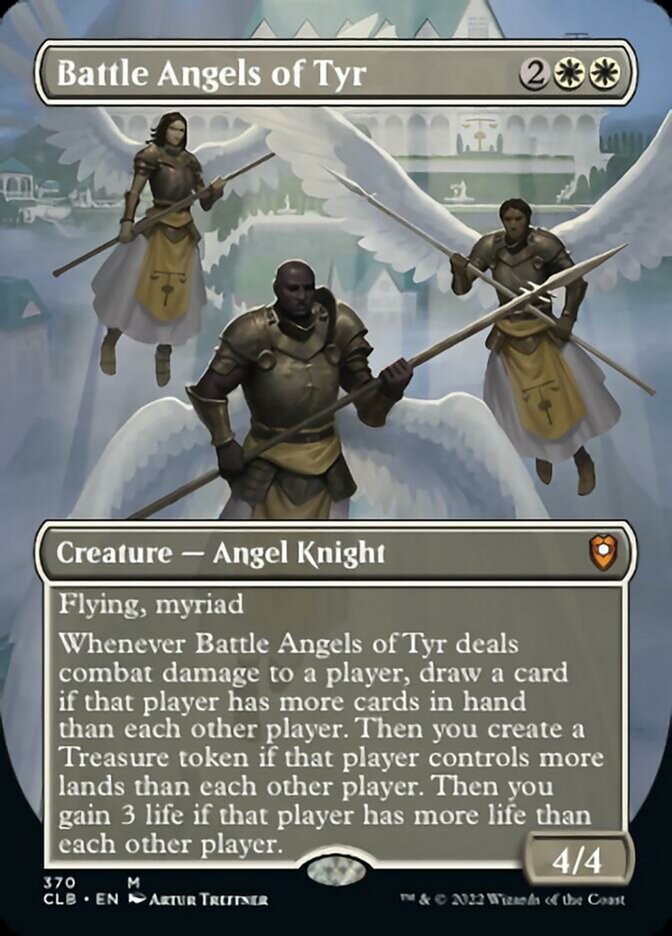 Battle Angels of Tyr (Borderless Alternate Art) [Commander Legends: Battle for Baldur's Gate] | D20 Games