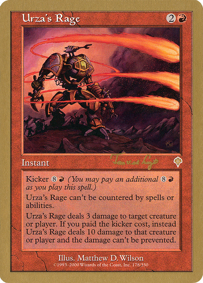 Urza's Rage (Tom van de Logt) [World Championship Decks 2001] | D20 Games