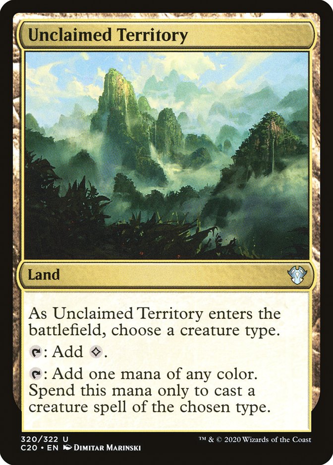 Unclaimed Territory [Commander 2020] | D20 Games