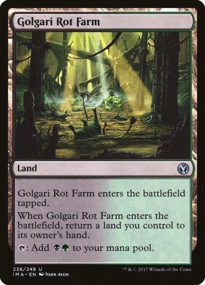 Golgari Rot Farm [Iconic Masters] | D20 Games