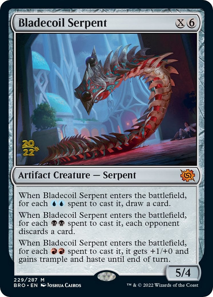 Bladecoil Serpent [The Brothers' War: Prerelease Promos] | D20 Games