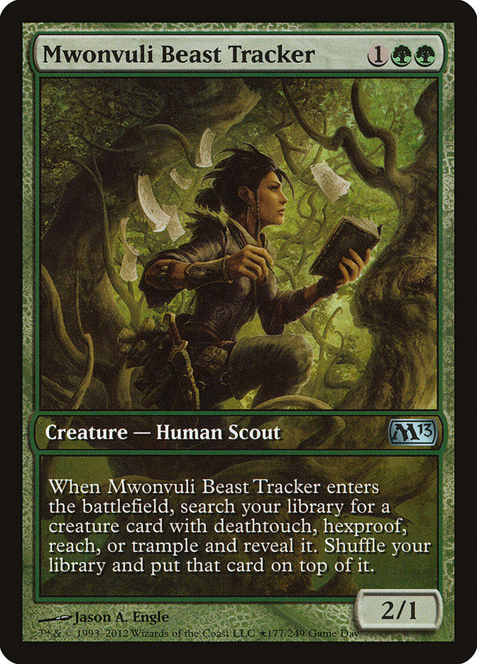 Mwonvuli Beast Tracker (Game Day) [Magic 2013 Promos] | D20 Games