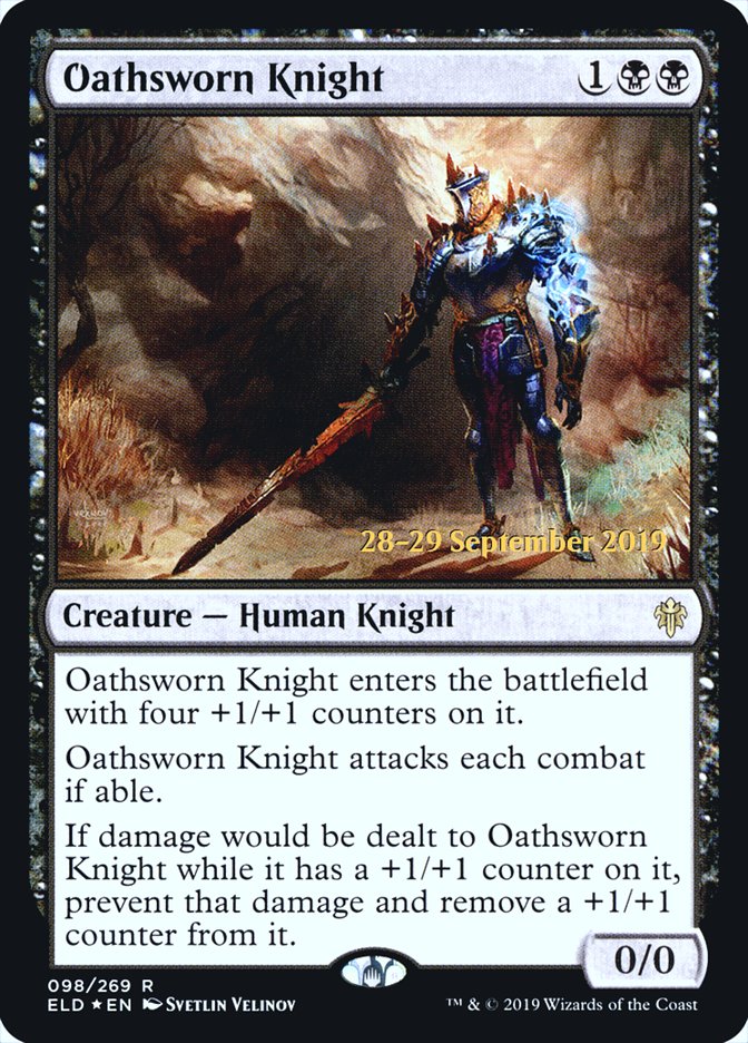 Oathsworn Knight  [Throne of Eldraine Prerelease Promos] | D20 Games