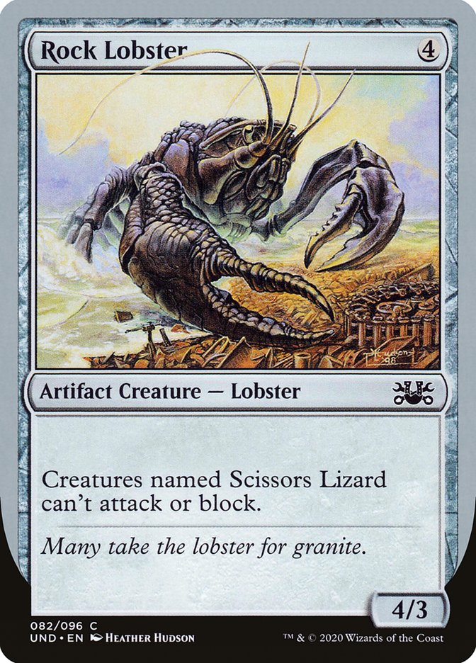 Rock Lobster [Unsanctioned] | D20 Games