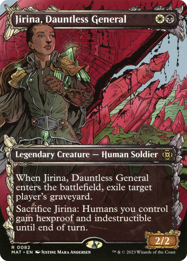 Jirina, Dauntless General (Showcase) [March of the Machine: The Aftermath] | D20 Games