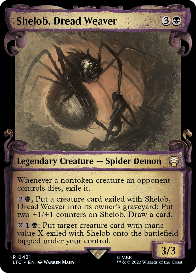 Shelob, Dread Weaver [The Lord of the Rings: Tales of Middle-Earth Commander Showcase Scrolls] | D20 Games