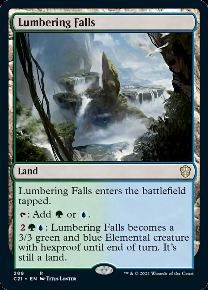 Lumbering Falls [Commander 2021] | D20 Games