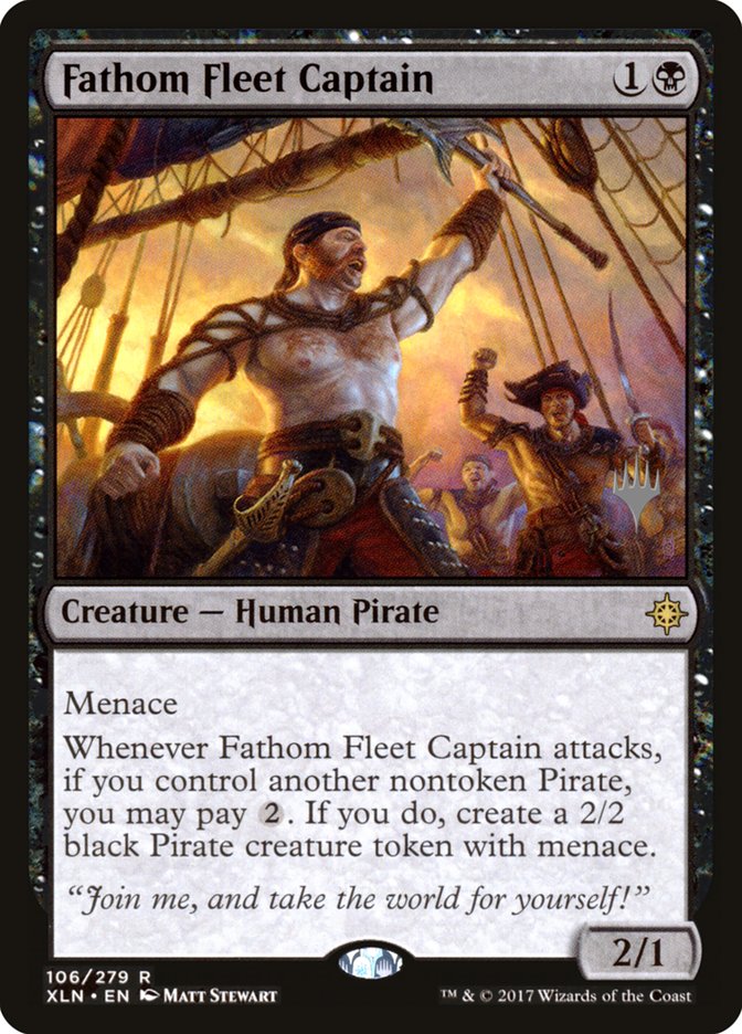 Fathom Fleet Captain (Promo Pack) [Ixalan Promos] | D20 Games