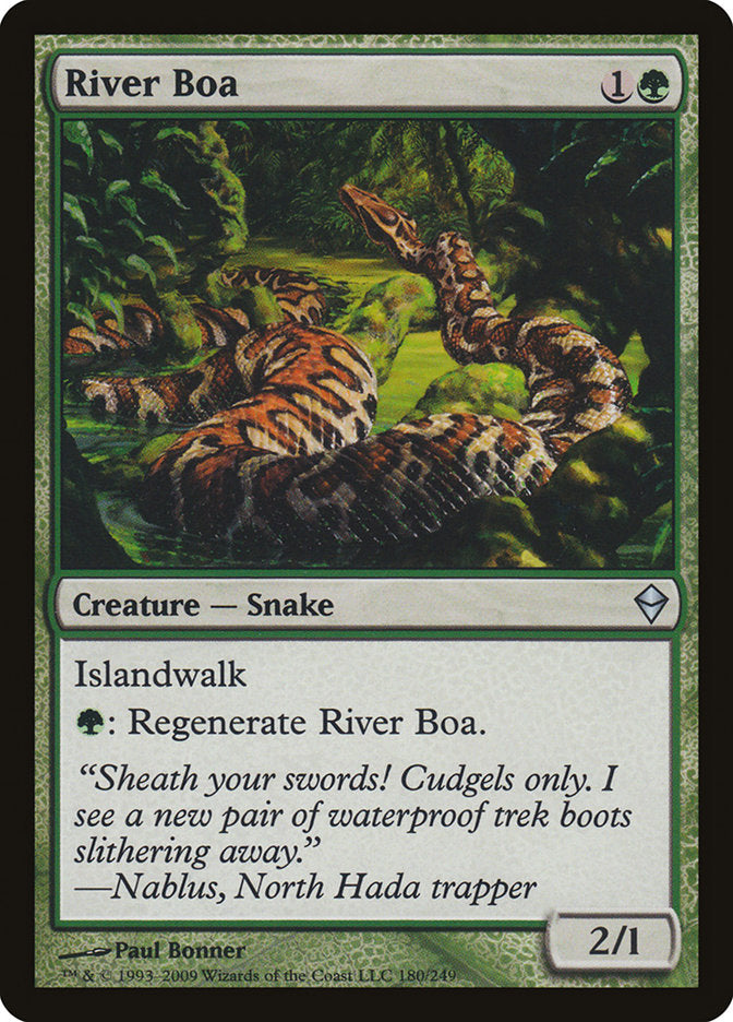 River Boa [Zendikar] | D20 Games