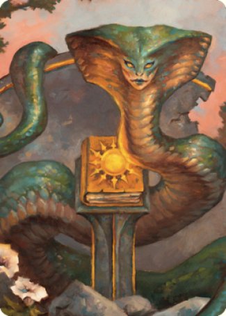 Guardian Naga Art Card [Commander Legends: Battle for Baldur's Gate Art Series] | D20 Games