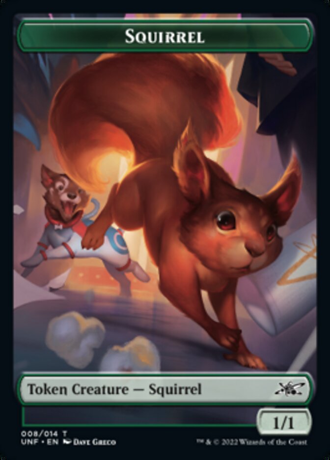 Squirrel Token [Unfinity Tokens] | D20 Games