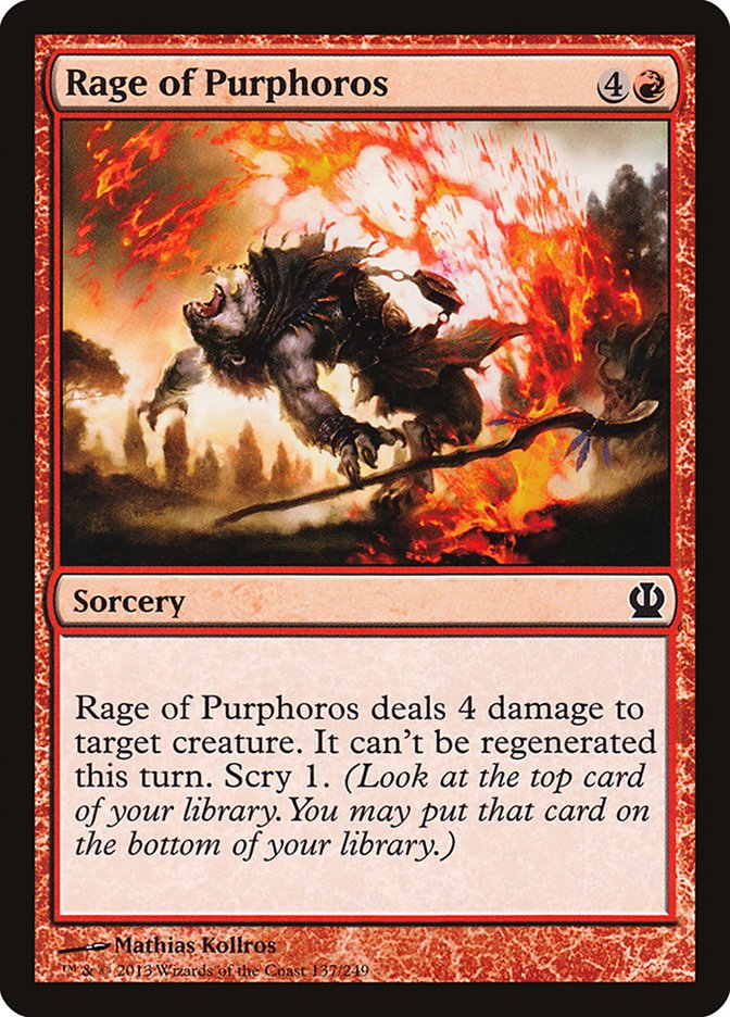 Rage of Purphoros [Theros] | D20 Games