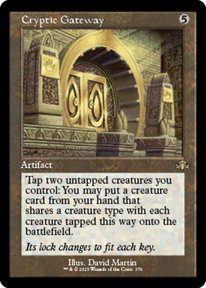 Cryptic Gateway (Retro) [Dominaria Remastered] | D20 Games