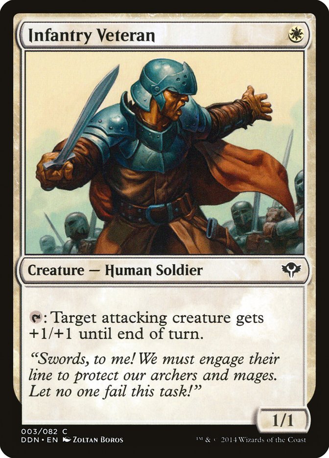 Infantry Veteran [Duel Decks: Speed vs. Cunning] | D20 Games