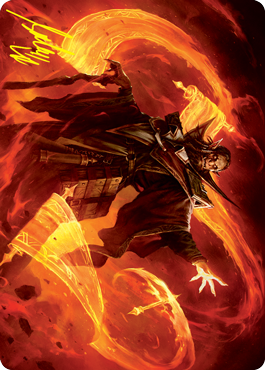 Plargg, Dean of Chaos Art Card (Gold-Stamped Signature) [Strixhaven: School of Mages Art Series] | D20 Games