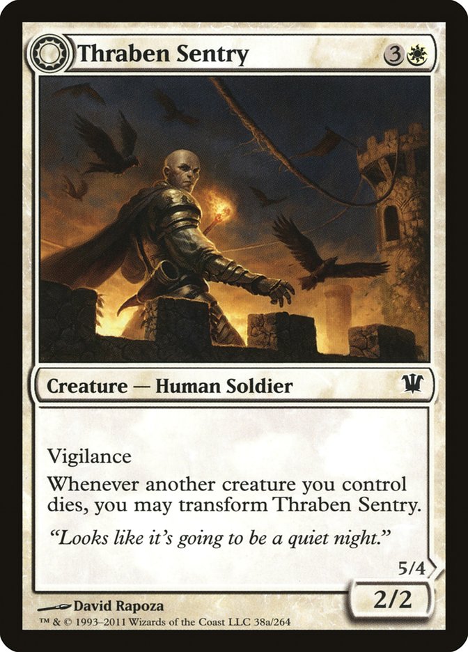 Thraben Sentry // Thraben Militia [Innistrad] | D20 Games