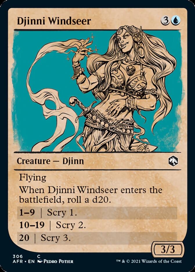 Djinni Windseer (Showcase) [Dungeons & Dragons: Adventures in the Forgotten Realms] | D20 Games