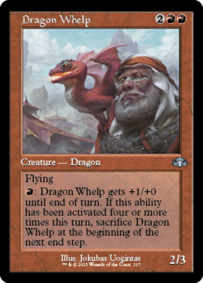 Dragon Whelp (Retro) [Dominaria Remastered] | D20 Games