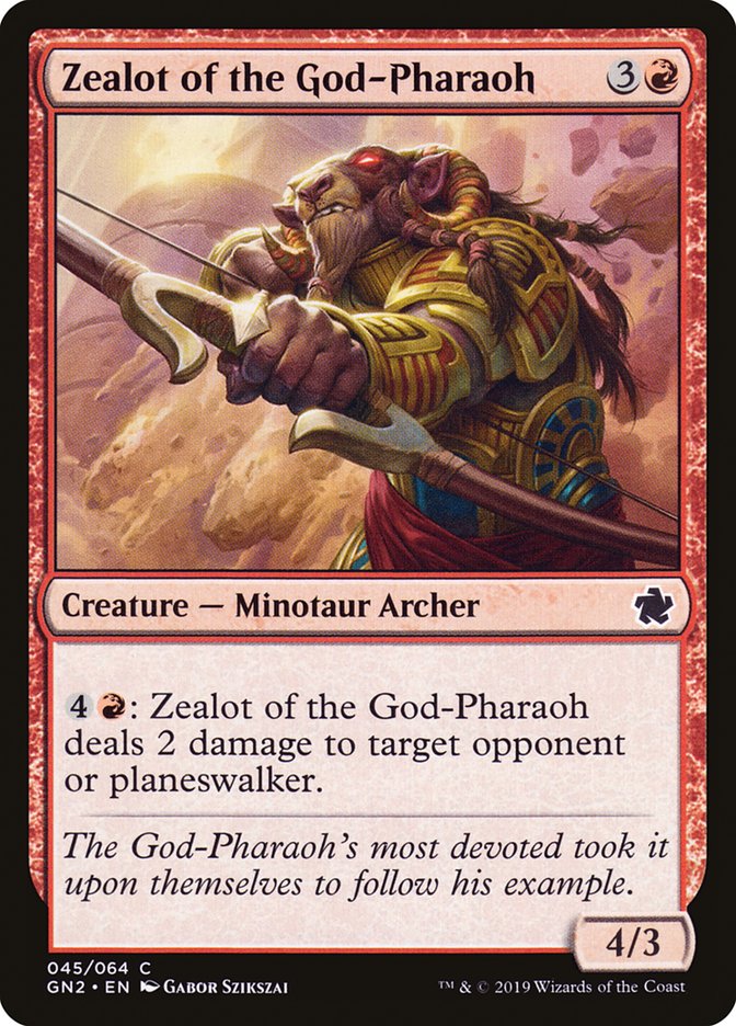 Zealot of the God-Pharaoh [Game Night 2019] | D20 Games