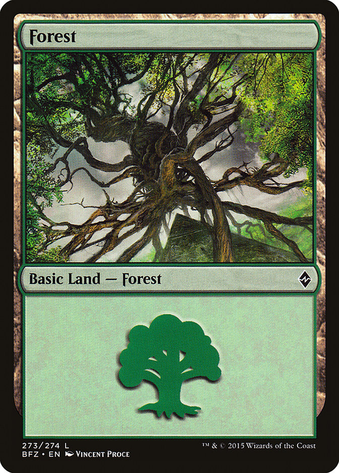Forest (273a) [Battle for Zendikar] | D20 Games