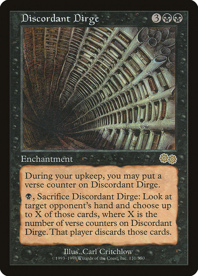 Discordant Dirge [Urza's Saga] | D20 Games