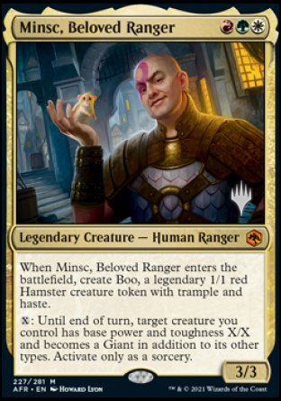 Minsc, Beloved Ranger (Promo Pack) [Dungeons & Dragons: Adventures in the Forgotten Realms Promos] | D20 Games