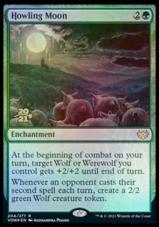 Howling Moon [Innistrad: Crimson Vow Prerelease Promos] | D20 Games