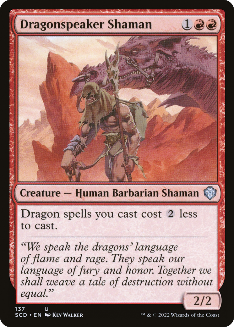 Dragonspeaker Shaman [Starter Commander Decks] | D20 Games