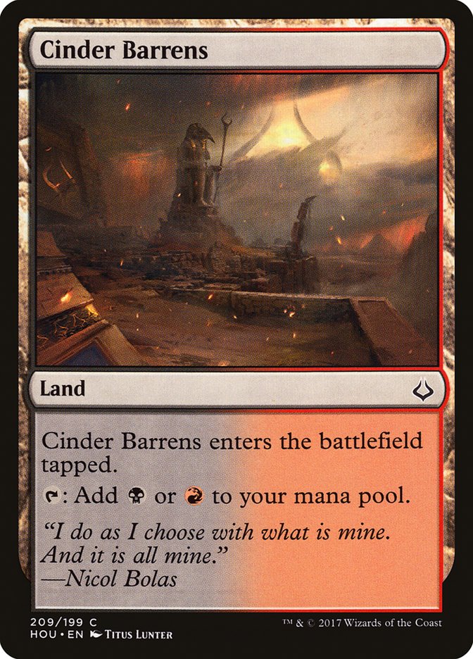 Cinder Barrens [Hour of Devastation] | D20 Games