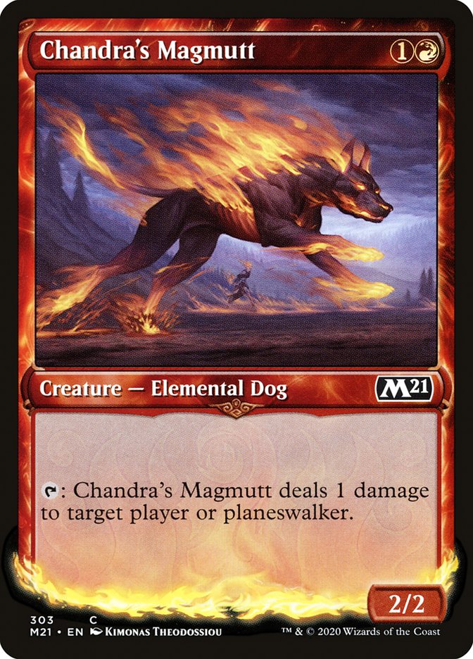 Chandra's Magmutt (Showcase) [Core Set 2021] | D20 Games