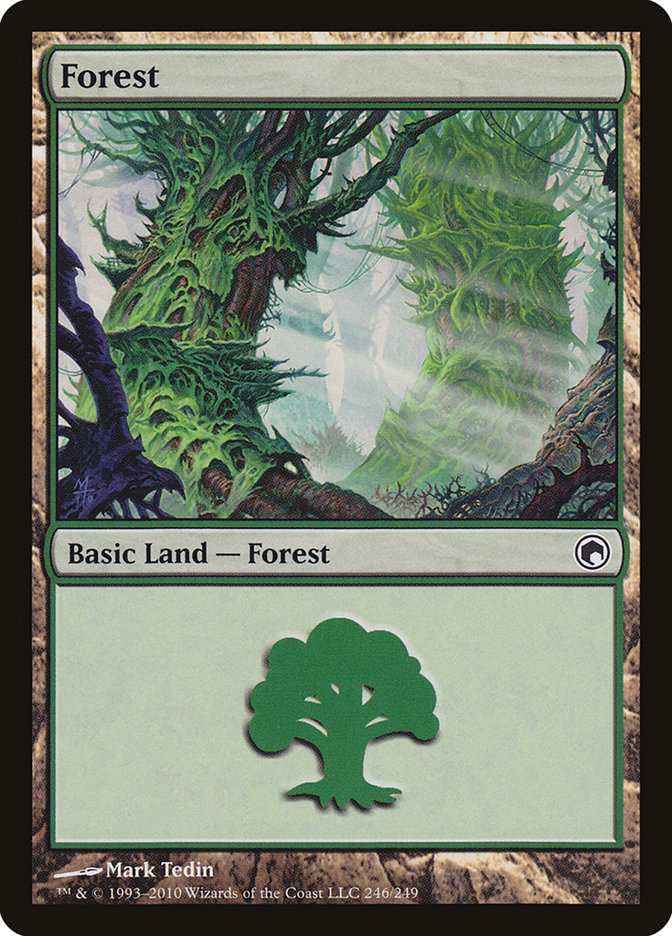 Forest (246) [Scars of Mirrodin] | D20 Games