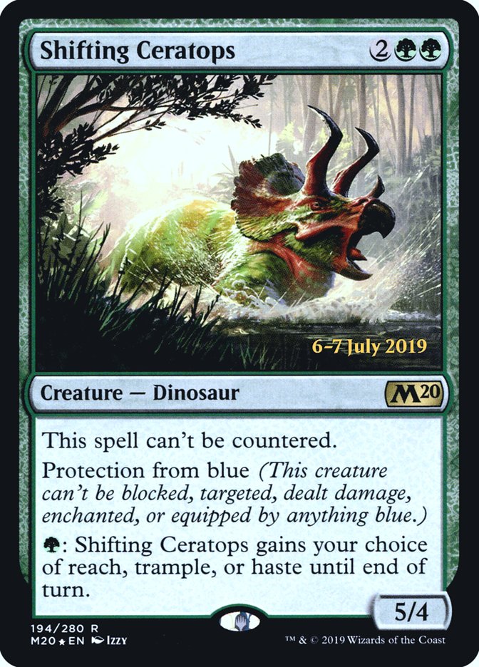 Shifting Ceratops  [Core Set 2020 Prerelease Promos] | D20 Games