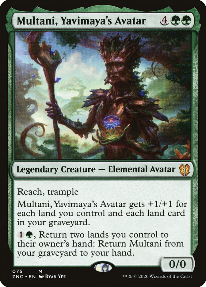 Multani, Yavimaya's Avatar [Zendikar Rising Commander] | D20 Games