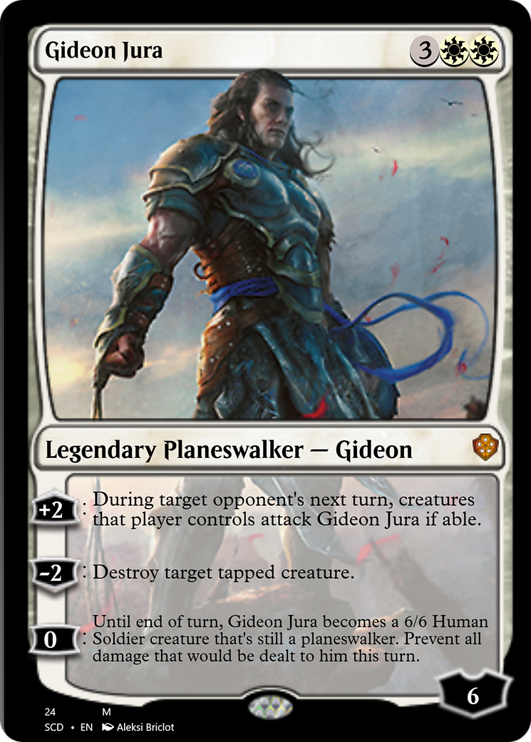 Gideon Jura [Starter Commander Decks] | D20 Games