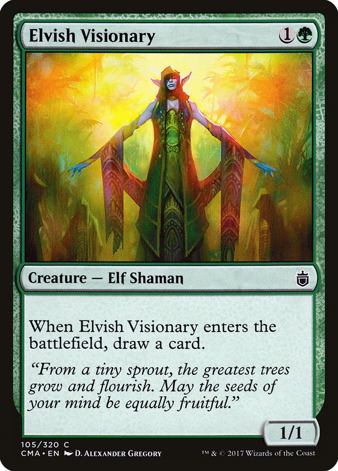 Elvish Visionary [Commander Anthology] | D20 Games