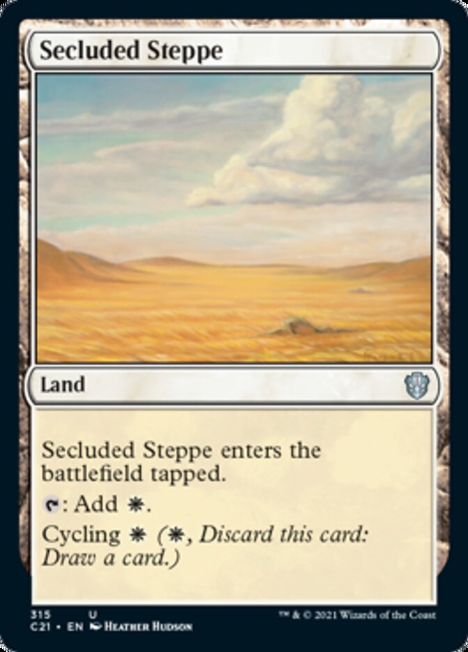 Secluded Steppe [Commander 2021] | D20 Games