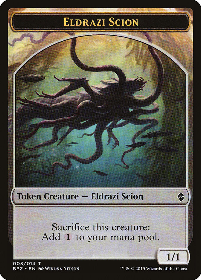 Eldrazi Scion (003/014) [Battle for Zendikar Tokens] | D20 Games