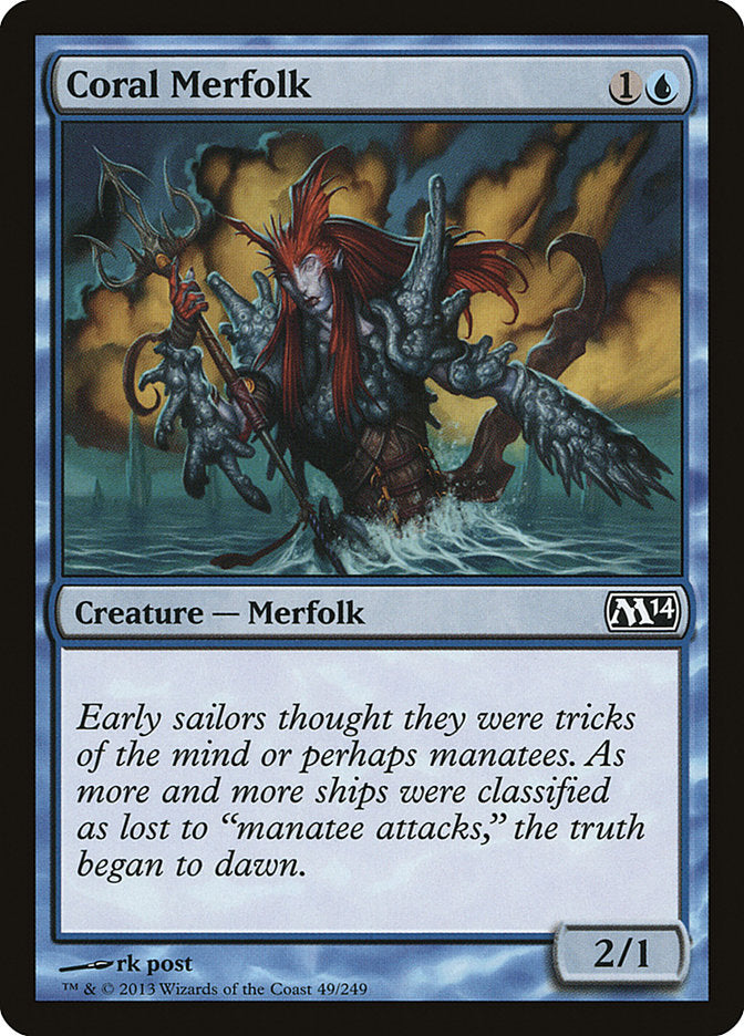 Coral Merfolk [Magic 2014] | D20 Games