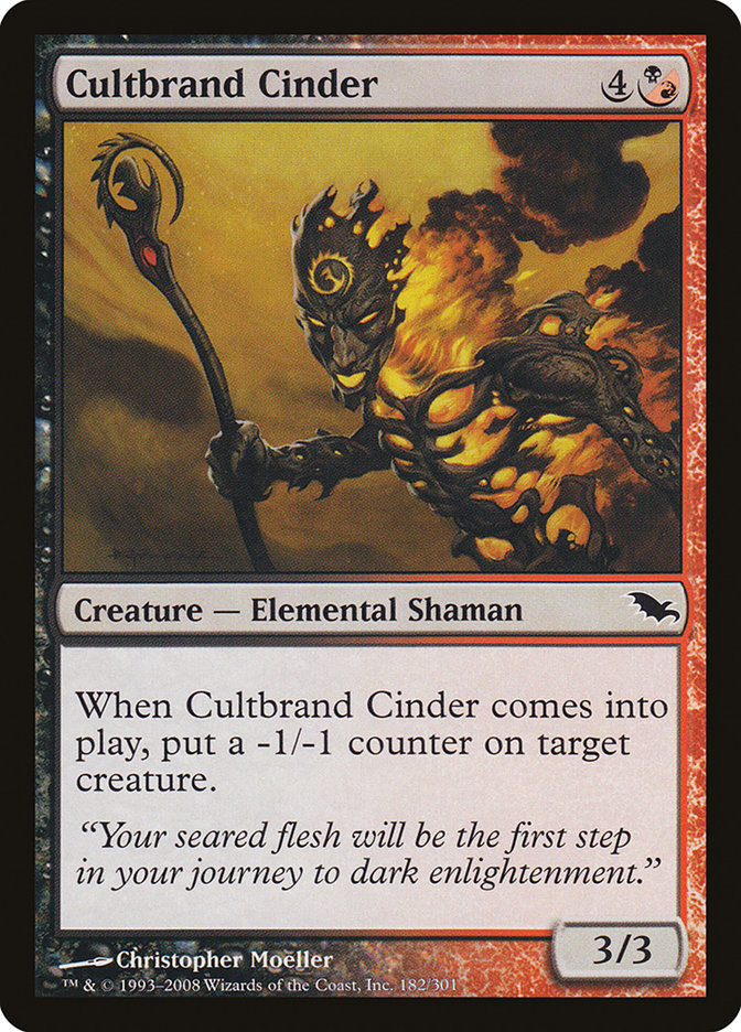 Cultbrand Cinder [Shadowmoor] | D20 Games