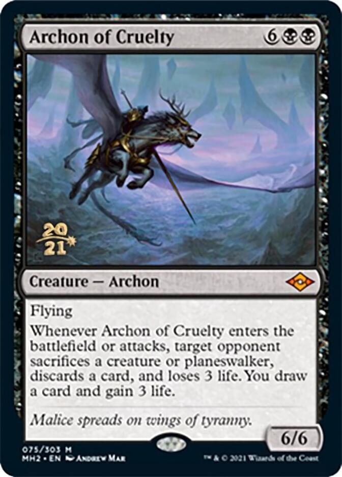 Archon of Cruelty [Modern Horizons 2 Prerelease Promos] | D20 Games