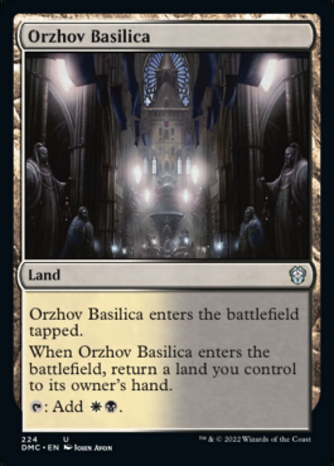 Orzhov Basilica [Dominaria United Commander] | D20 Games