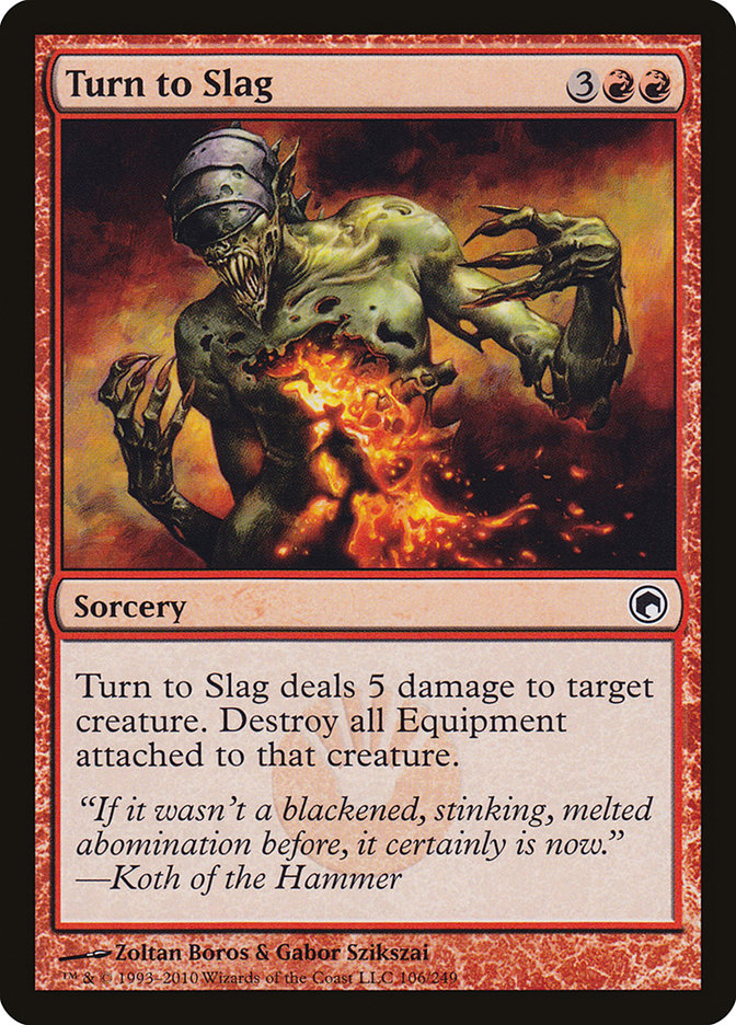 Turn to Slag [Scars of Mirrodin] | D20 Games