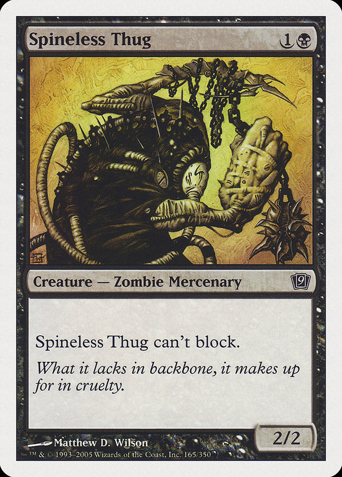 Spineless Thug [Ninth Edition] | D20 Games