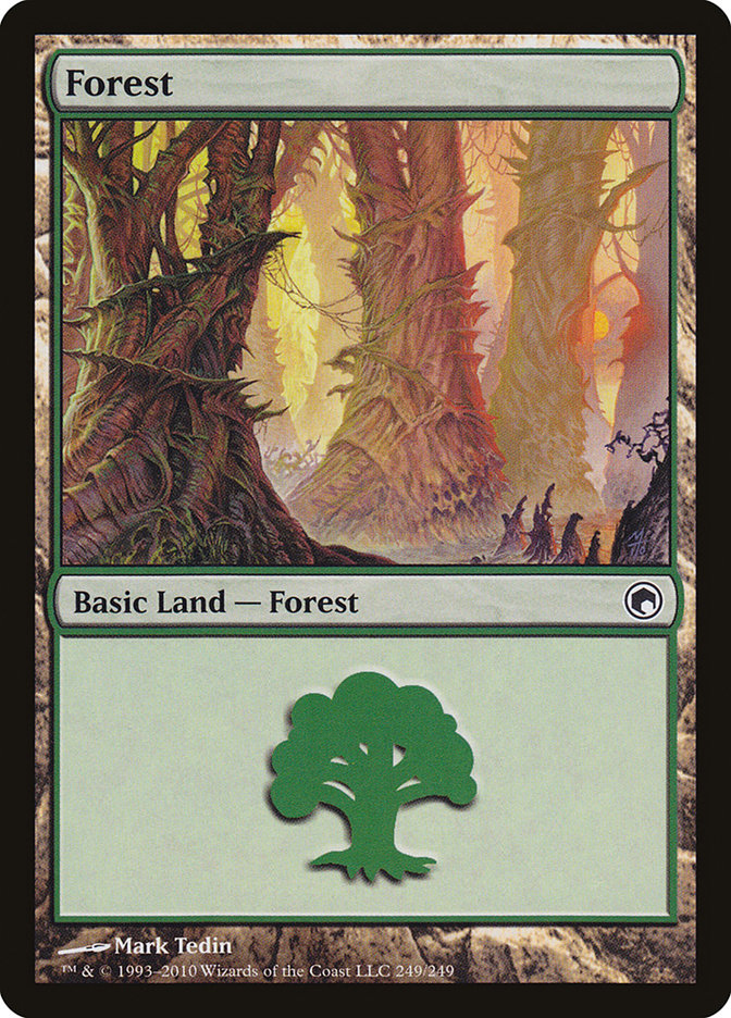 Forest (249) [Scars of Mirrodin] | D20 Games