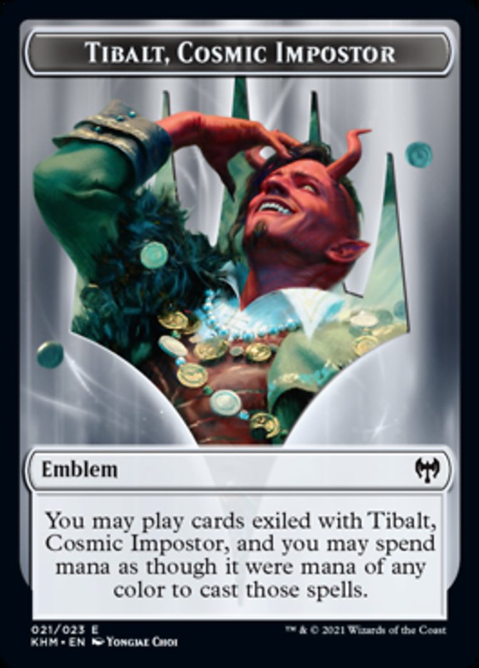 Tibalt, Cosmic Impostor Emblem [Kaldheim Tokens] | D20 Games